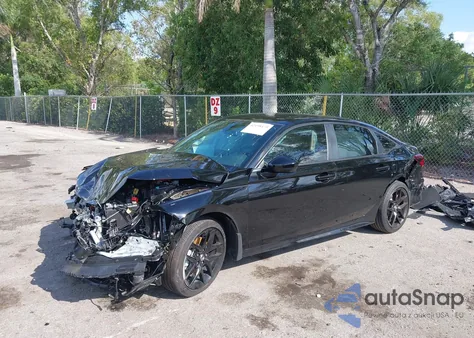 2025 Honda Civic Hybrid Sport/Sport Touring z USA, uszkodzony, nr VIN 2HGFE4F80SH316661